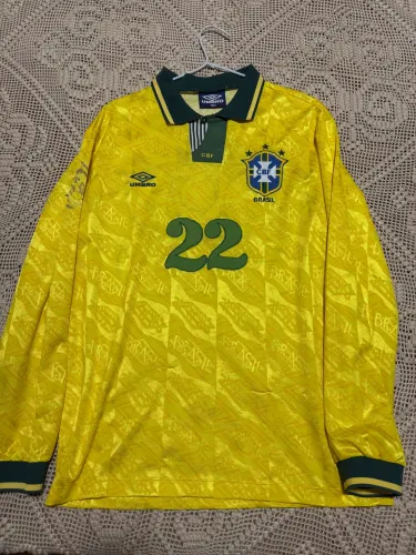 Camisa seleção Brasil 1993 ML de jogo