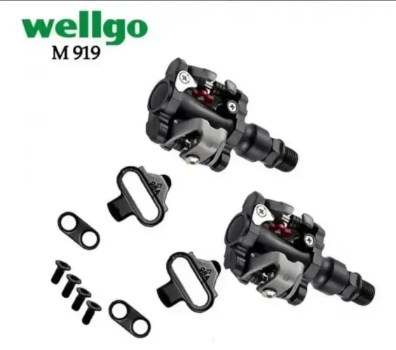 Pedal clip MTB Wellgo M919 com tacos