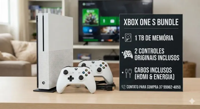 Xbox one s 1 terá manete original