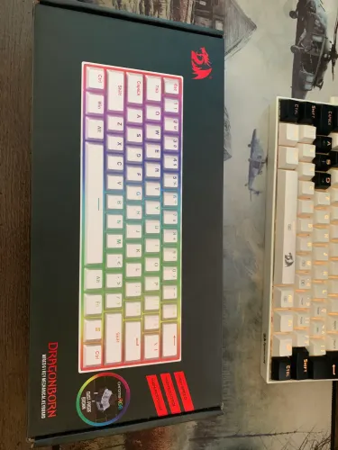 Teclado mecânico redragon k630w