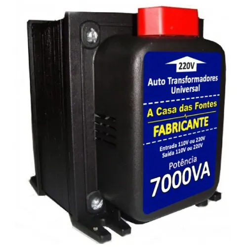 Auto Transformador 7000 VA COM TOMADAS [110 para 220 ou 220 para 110]
