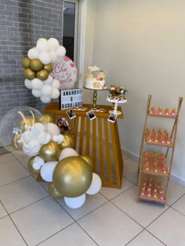 Decoração festa na mesa pegue e monte 