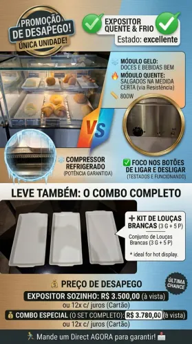 Expositor Quente e Frio