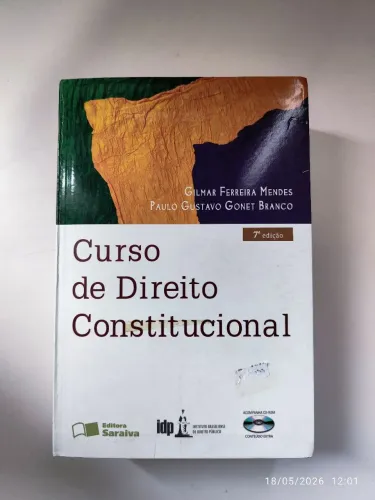Livro Curso de Direito Constitucional, Gilmar Mendes