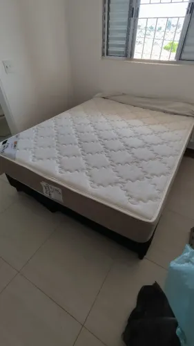 Colchão e Cama Box Queen Size Ortopédico Ortobom