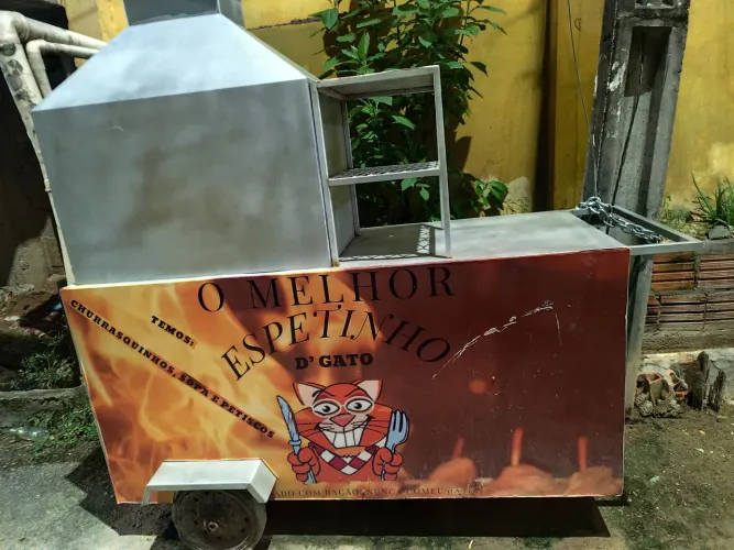 Carrinho de churrasco 