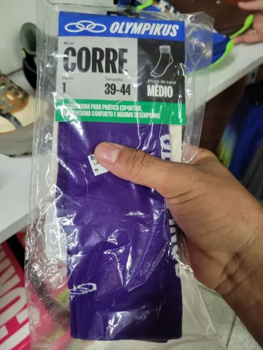 Kit Meia Corre cano médio