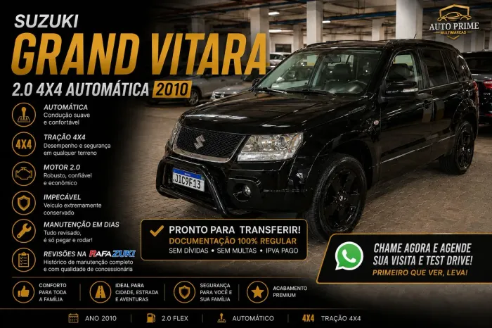Suzuki Grand Vitara 2.0 16V 4x2/4x4 5P Aut. 2010