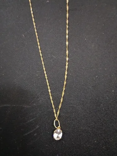 Cordão feminino ouro 18k