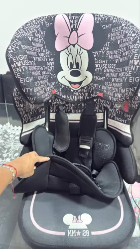 Cadeira carro infantil minnie mouse 9-36kg