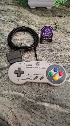 CONTROLE SUPER HORI COMMANDER ORIGINAL - SUPER NINTENDO