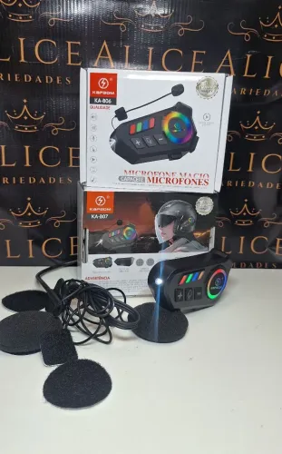 Microfone para capacete Bluetooth 