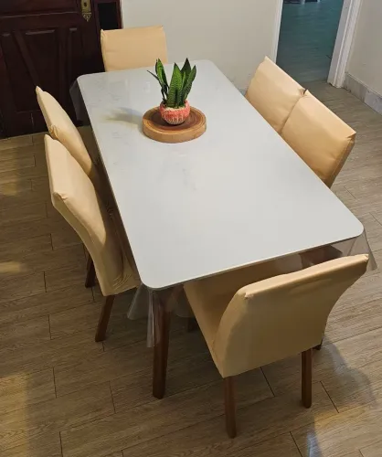 Mesa off white 6 cadeiras