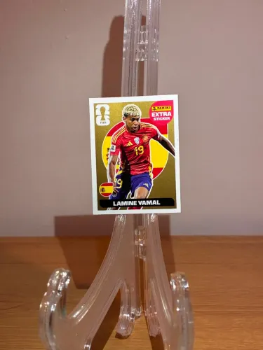 Carta Ouro Lamine Yamal Original Panini