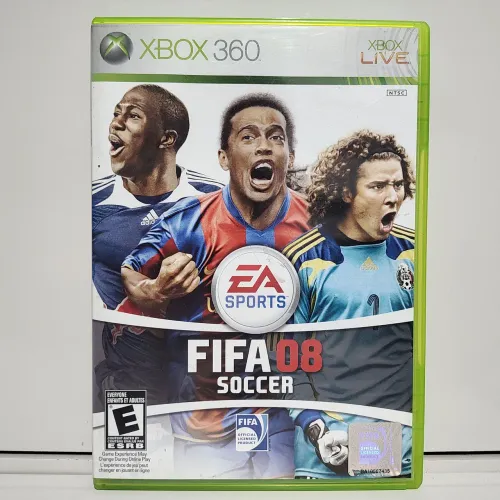Jogo FIFA Soccer 08 Xbox 360 Original Mídia Física Americano Seminovo