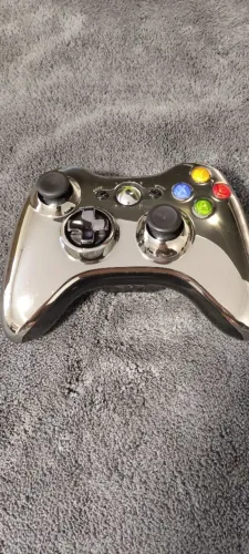 Controle original Xbox 360 - Silver Chrome 