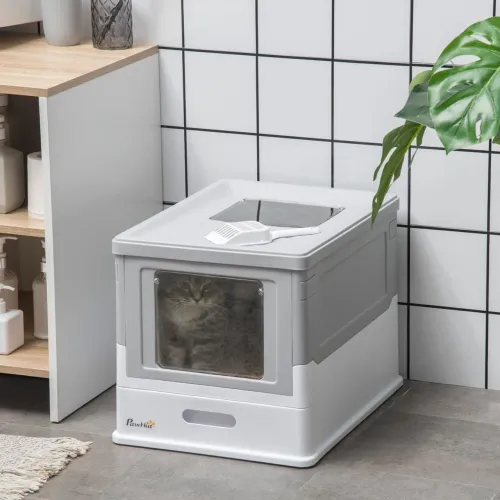Banheiro fechado para gatos semi-novo pouco uso