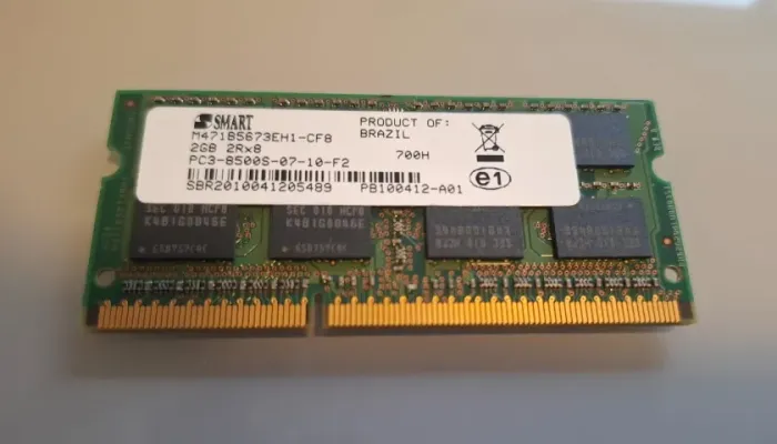 Par de Memória Notebook SMART 2GB DDR2 800MHz PC2-6400 SO-DIMM (Total 4GB)