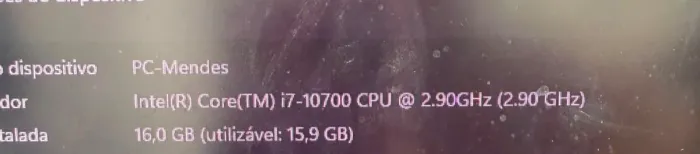 Processador i710700f
