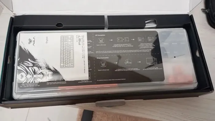 Teclado Mecânico Epomaker Aula F87 Tri-Mode NOVO