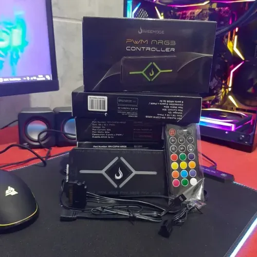 Controladora Gamer PWM e ARGB Hub - 3 pinos 5v