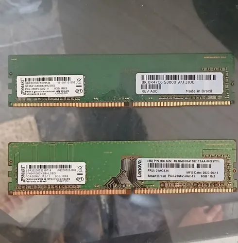 Memória ram DDR4 16GB (kit 2x8)