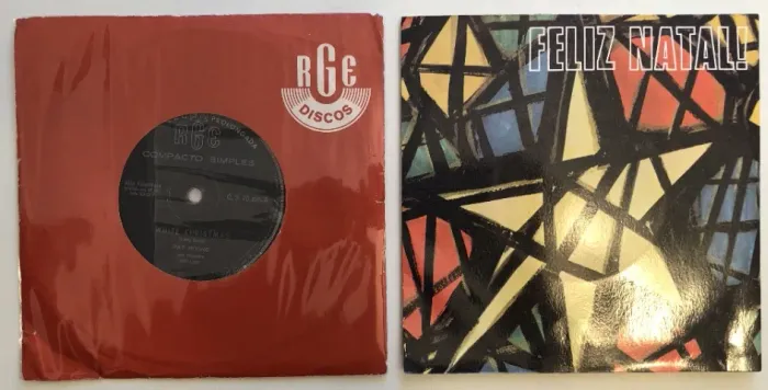 2 Discos De Natal - Pat Boone: White Christmas + Coral - Vinil Compacto