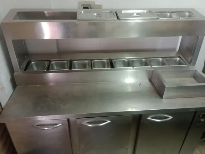 Balcão de inox Codimentadora excelente