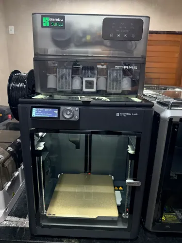 Impressora 3d Bambulab P1s Combo Ams + Aquecedor Ams Sunlu