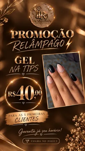 ? PROMOÇÃO RELÂMPAGO LR ESSENCE NAILS ?