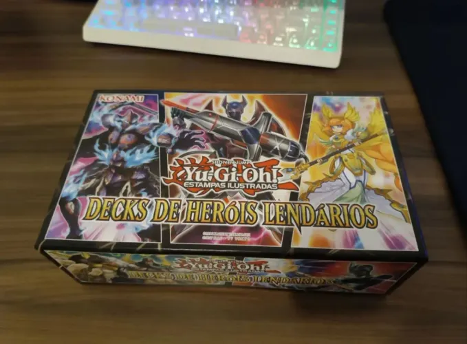 DECK YU-GI-OH HERÓIS LENDÁRIOS ORIGINAL KONAMI PT-BR COMPLETO