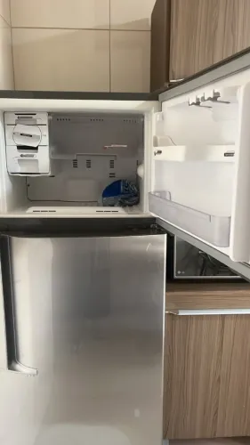 Geladeira Brastemp Ative! Frost Free Duplex 403 Litros Inox BRM48N