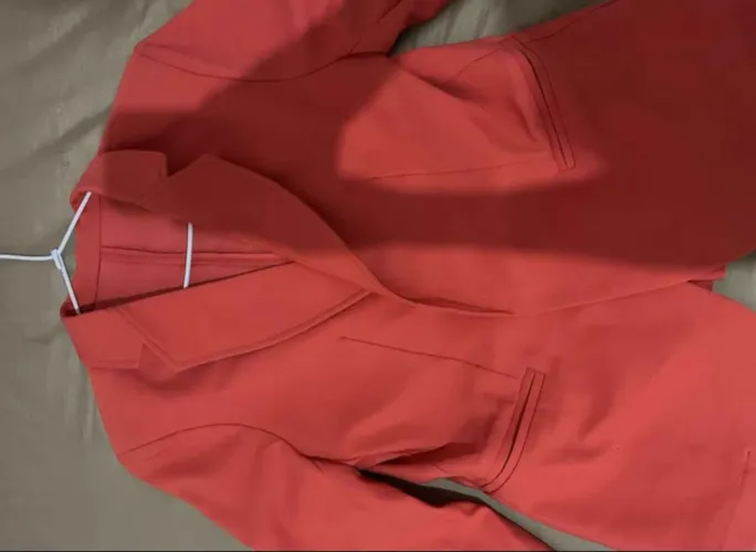 Blazer feminino alfaiataria - salmão