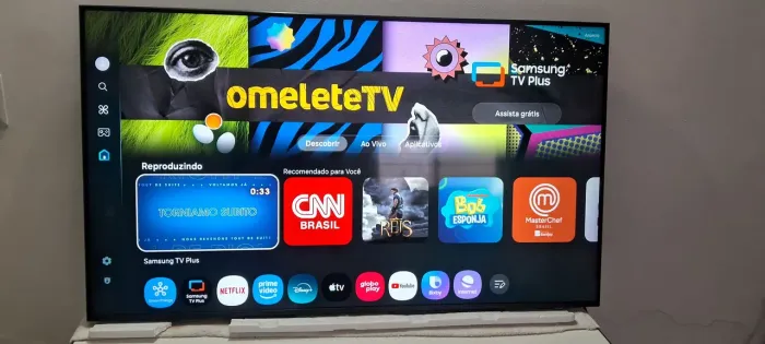Tv sansung 50" smart 4k tela infinita com alexa e XBOX