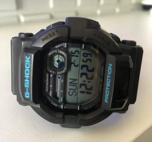 Relógio g shock gd-350 alarme vibratório 