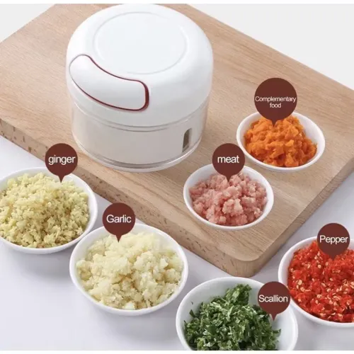 Mini processador de frutas e verduras 