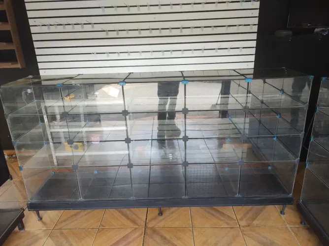 Balcão de vidro loja
