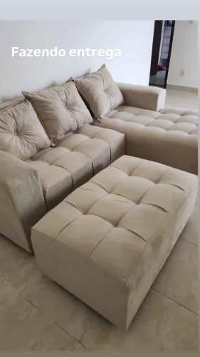 Chaise bege . Bege