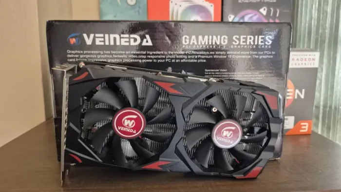 Placa de vídeo RX 580 8GB DDR5 nova, lacrada, com garantia!