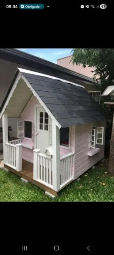 Casinha de Boneca MADEIRA TRATADA AUTOCLAVADO 