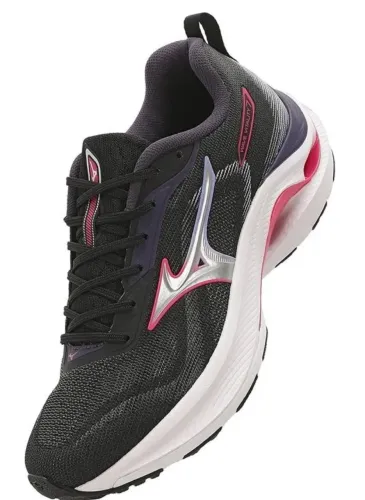 MIZUNO WAVE VITALITY 7 PRETO ROSA BRANCO