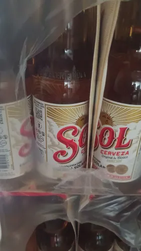 Cerveja Sol. Longe neck 250 unidades.