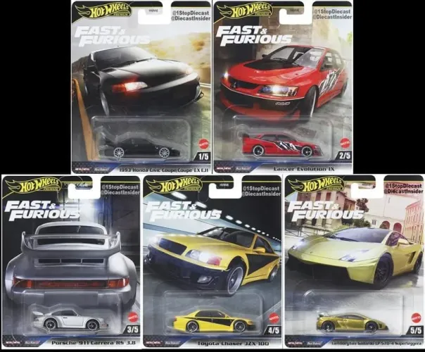 Coleção Wheels Velozes e Furiosos