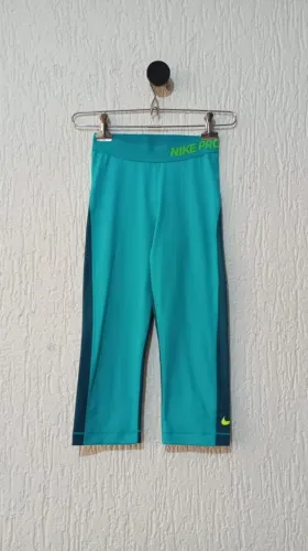 calça nike esportiva lycra azul feminina tam p