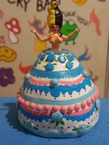 Enfeite da Melanie Martinez (Strawberry Shortcake) - artesanal