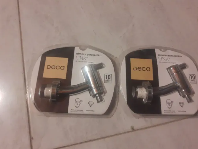 2 torneira de jardim deca nova 250 nas duas