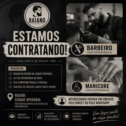 Contratando Barbeiro