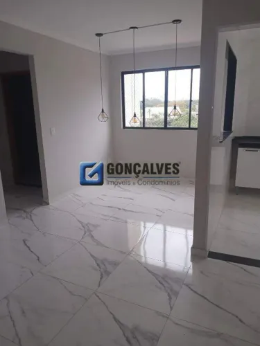 Apartamento 2 quartos para aluguel em Assunção, SBC 60 m², porcelanato