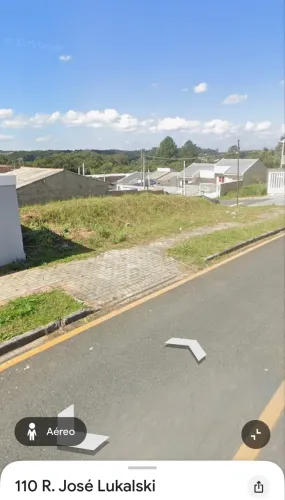 Terreno de esquina em Araucária