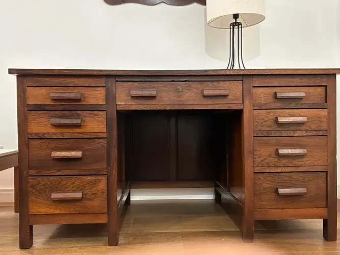 Vendo Mesa de Escritório de Jacarandá da Bahia - Ano 1940 - 1950